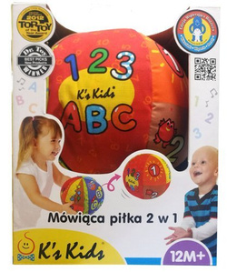 MÓWIĄCA PIŁKA EDUKACYJNA 2w1 NAUKA LICZB LITER PL