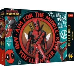PUZZLE 1000 ELEMENTÓW PREMIUM PLUS DEADPOOL MARVEL 10835 TREFL