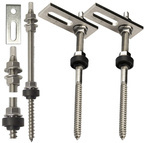 ŚRUBA DWUGWINTOWA Z ADAPTEREM FOTOWOLTAIKA M10X200 zestaw 6el. - 2 szt.