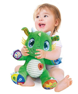 PLUSZAK MASKOTKA INTERAKTYWNA PRZYJACIELSKI SMOK DŹWIĘK ŚWIATŁO CLEMENTONI