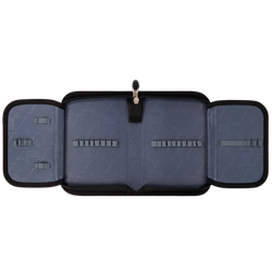 PIÓRNIK SZKOLNY DWUKLAPKOWY MAJEWSKI ST.RIGHT SZACHOWNICA KRATA PIES CORGI