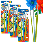 PĘDZELKI SZKOLNE BAMBINO PĘDZLE MALOWANIE NAKŁADANIE KLEJU 3 sztuki - 3 op.