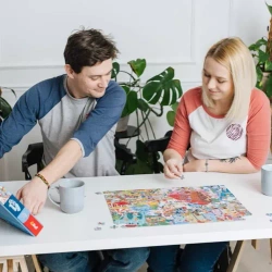 PUZZLE 500 SPY GUY ZAGINIONE PRZEDMIOTY USA STANY ZJEDNOCZONE 37480 TREFL