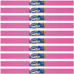 BIBUŁA MARSZCZONA BAMBINO 50x200cm OZDOBNA RÓŻOWY 10 sztuk