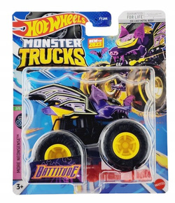 HOT WHEELS MONSTER TRUCKS BATTITUDE MATTEL SAMOCHÓD AUTKO DUŻE KOŁA