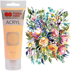 FARBA AKRYLOWA HAPPY COLOR TUBKA 75 ml BRZOSKWINIOWY NR 405