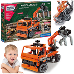 LABORATORIUM MECHANIKI CIĘŻARÓWKI KLOCKI KONSTRUKCYJNE MECHANICS CLEMENTONI