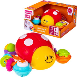 INTERAKTYWNA BIEDRONKA UCIEKAJĄCA DO NAUKI RACZKOWANIA DŹWIĘKI WINFUN