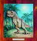 WYPUKŁA MALOWANKA DINO TYRANOZAUR T-REX - MIRAGE 