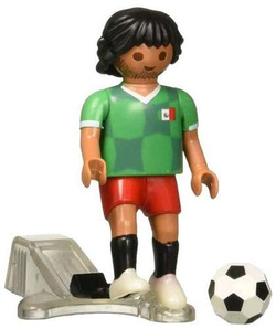 PLAYMOBIL PIŁKARZ REPREZENTACJI MEKSYKU PIŁKA NOŻNA FIGURKA KLOCKI