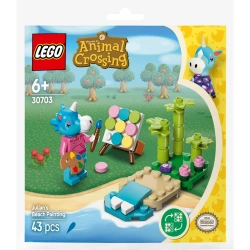 LEGO ANIMAL CROSSING JULIAN I PLAŻOWY OBRAZ SASZETKA FIGURKA 30703