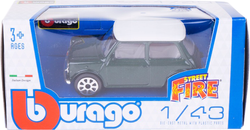 MINI COOPER S ZIELONY SAMOCHÓD METALOWY AUTO MODEL BBURAGO 1:43