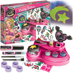 SALON TATUAŻU ZESTAW DO ROBIENIA TATUAŻY ŚWIECĄCE APLIKACJA CLEMENTONI