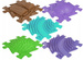MATA SENSORYCZNA PUZZLE 3D ORTOPEDYCZNA 5 EL