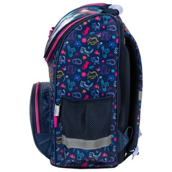 TORNISTER SZKOLNY DLA DZIEWCZYNKI ERGONOMICZNY CLEO I FRANK DERFORM KOTEK