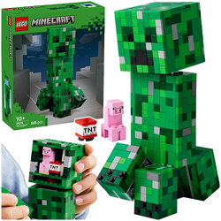 LEGO MINECRAFT CREEPER RUCHOMA FIGURKA DO BUDOWANIA 665 EL. 21276