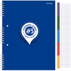 KOŁOBRULION ZESZYT B5 KRATKA 100 KARTEK Z PRZEKŁADKAMI STUDENT TOP 2000