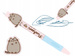 PUSHEEN DŁUGOPIS WYMAZYWALNY ŚCIERALNY AUTOMATYCZNY NIEBIESKI - 3 sztuki