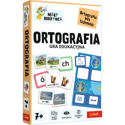 GRA EDUKACYJNA DLA DZIECI ORTOGRAFIA MAŁY ODKRYWCA UKŁADANKA TREFL 02803