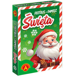 KARTY PIOTRUŚ MEMO PAMIĘĆ BOŻE NARODZENIE MIKOŁAJ ŚWIĘTA 25 KART ALEKSANDER