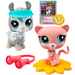 LITTLEST PET SHOP ZESTAW FIGUREK LAMA KOTEK FIGURKI ZWIERZAKI AKCESORIA