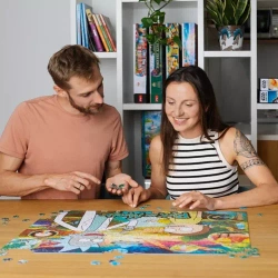 PUZZLE 1000 ELEMENTÓW PREMIUM PLUS RICK I MORTY UKŁADANKA 10838 TREFL