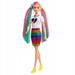 BARBIE LALKA LEOPARD FIGURKI AKCESORIA KOLOROWA FRYZURA PANTERKA MATTEL