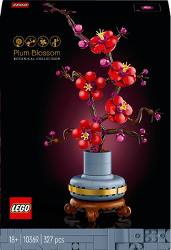 LEGO ICONS KWIAT ŚLIWY DRZEWKO W DONICZCE KLOCKI BOTANICAL 327 EL. 10369