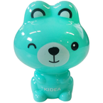 TEMPERÓWKA Z POJEMNIKIEM SZKOLNA FIGURKA ZWIERZĄTKO NIEBIESKI MIŚ KIDEA