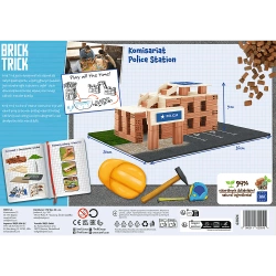 KLOCKI  BRICK TRICK! BUDUJ Z CEGŁY KOMISARIAT POLICJI RADIOWÓZ 100 EL TREFL