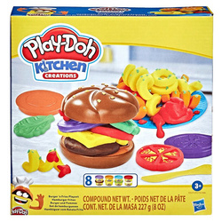 PLAY-DOH CIASTOLINA BURGER Z FRYTKAMI KUCHNIA 224g MASA PLASTYCZNA HASBRO