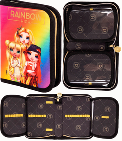 PIÓRNIK DWUKLAPKOWY ROZKŁADANY LALKI RAINBOW HIGH