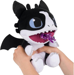 PLUSZAK MASKOTKA JAK WYTRESOWAĆ SMOKA PIERUN PRZYTULANKA MIŁA W DOTYKU 28cm