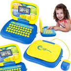 LAPTOP EDUKACYJNY MĄDRA GŁÓWKA LICZENIE NAUKA MÓWI PO POLSKU UCZY WINFUN