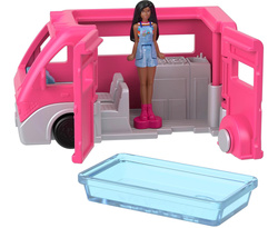 BARBIE LALECZKA KAMPER Z BASENEM AUTKO SAMOCHÓD ZMIENIA KOLOR MATTEL