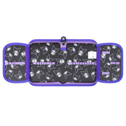 PIÓRNIK SZKOLNY DWUKLAPKOWY ROZKŁADANY ST.MAJEWSKI KRÓLIK BLACK KUROMI