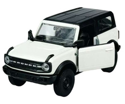 FORD BRONCO 2023 BIAŁY METALOWY SAMOCHODZIK KOLEKCJONERSKI WELLY