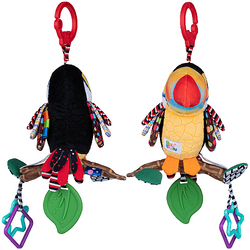 ZAWIESZKA DO WÓZKA ŁÓŻECZKA PTAK TUKAN IWO SENSORYCZNA KOLOROWA BALIBAZOO