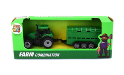 TRAKTOR ROLNICZY Z PRZYCZEPĄ NA ZWIERZĘTA FARMA