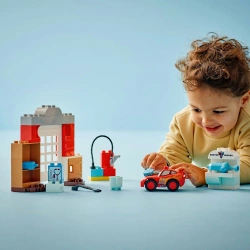 LEGO DUPLO AUTA WIZYTA MCQUEENA W WARSZTACIE WÓJTA ZYGZAK DUŻE KLOCKI 10456