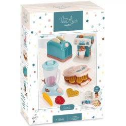 KUCHNIA DUŻY ZESTAW MAŁEGO AGD TOSTER BLENDER GOFROWNICA EKSPRES VERT AZUR