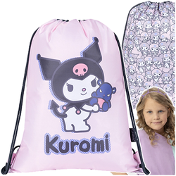 WOREK SZKOLNY NA BUTY NA SZNURKACH DLA DZIEWCZYNKI KRÓLIK PINK KUROMI