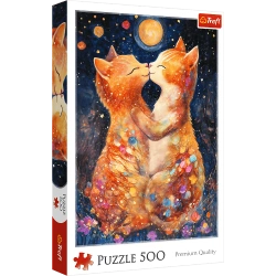 PUZZLE 500 ELEMENTÓW POCAŁUNEK W ŚWIETLE KSIĘŻYCA UKŁADANKA 37546 TREFL