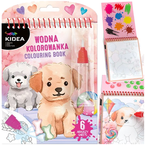 MAGICZNA KOLOROWANKA WODNA WIELORAZOWA PISAK PSY PIESKI - KIDEA
