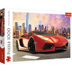 PUZZLE 1000 ELEMENTÓW PRZEJAŻDŻKA O ZACHODZIE SŁOŃCA UKŁADANKA TREFL 10601