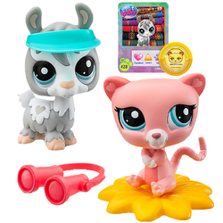 LITTLEST PET SHOP ZESTAW FIGUREK LAMA KOTEK FIGURKI ZWIERZAKI AKCESORIA