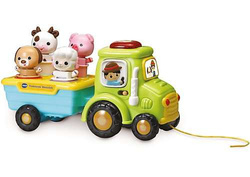 ZABAWKA INTERAKTYWNA EDUKACYJNA TRAKTOREK WESOŁEK ZWIERZĄTKA PL VTECH 61488