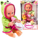 LALKA BOBAS BAMBOLINA PIJE SIKAJĄCA Z KACZKĄ I BUTELKĄ 33 cm SMILY PLAY