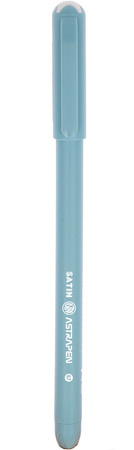 DŁUGOPIS KULKOWY ZE SKUWKĄ 0.7 mm SZKOLNY BIUROWY NIEBIESKI ASTRAPEN SATIN