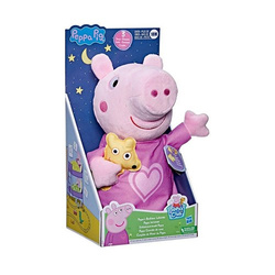 ŚWINKA PEPPA ŚPIEWAJĄCA MASKOTKA PO FRANCUSKU DUŻA PLUSZAK 23 CM HASBRO